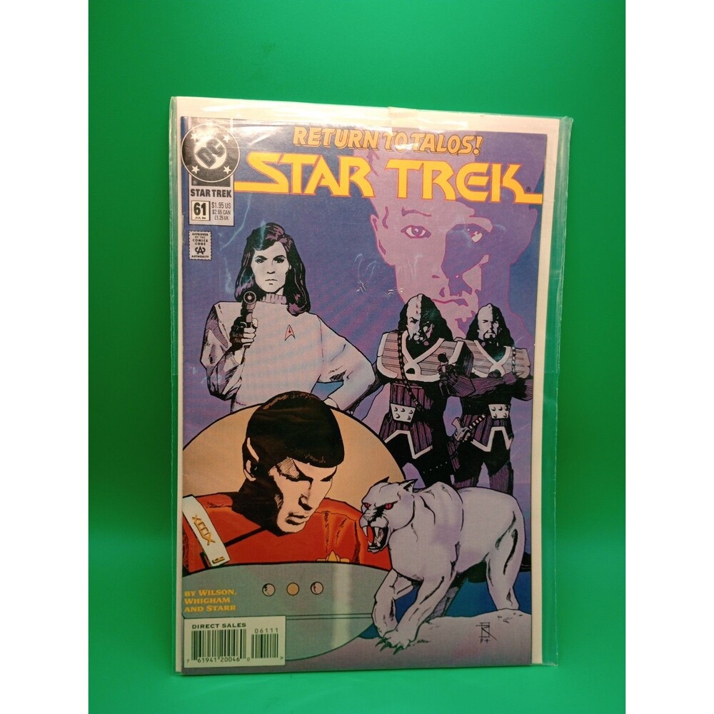 Star Trek Dc Comic Book Return To Talos By Wilson, Whigham And Starr
